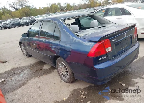 2005 Honda Civic Lx из США, поврежденный, VIN 2HGES16565H563518